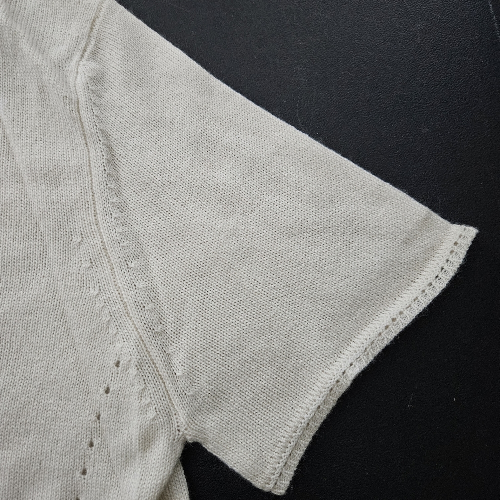 TSE Cashmere/Silk V Neck Pullover - Ivory -  Size XL - NWT - Picture 2 of 7